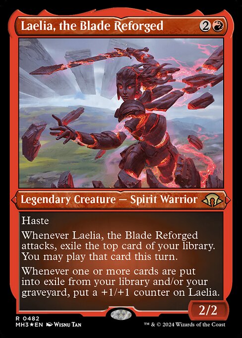 Laelia, the Blade Reforged (482) (Etched) - Modern Horizons 3 - Game On