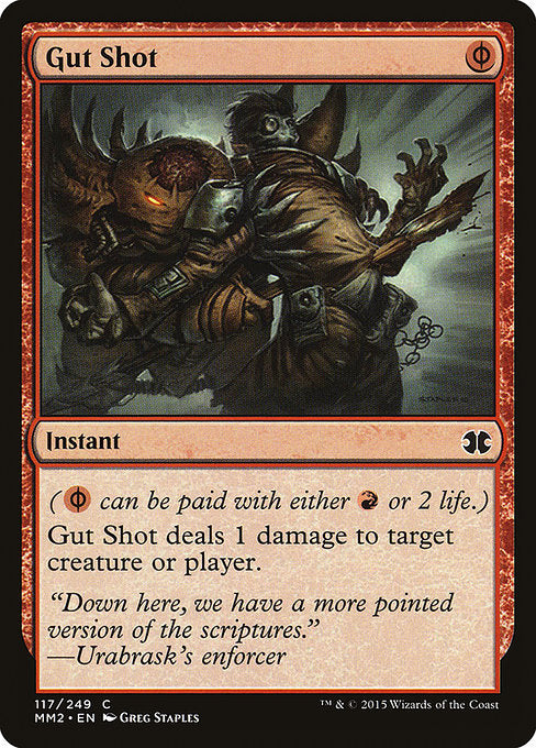 Gut Shot (117) - Modern Masters 2015 - Game On