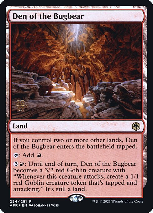 Den of the Bugbear (254s) (Foil) - Adventures in the Forgotten Realms Promos - Game On