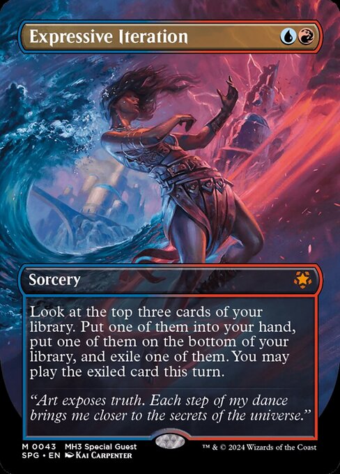 Expressive Iteration (43) - BORDERLESS - FULL ART - Special Guests - Game On