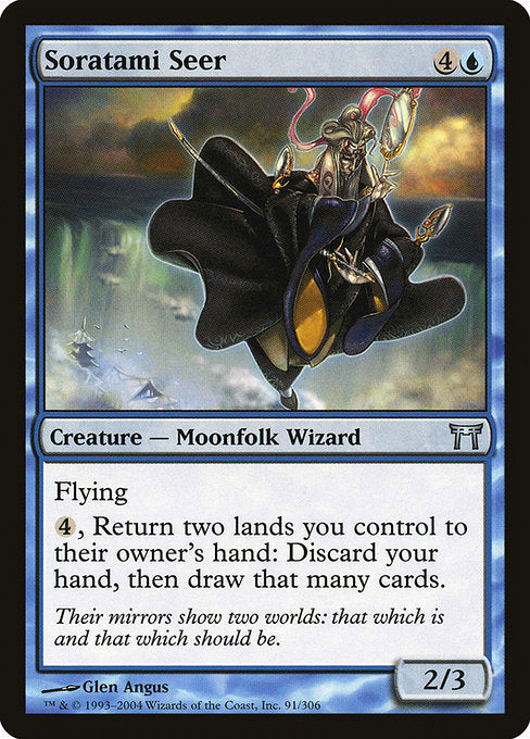 Soratami Seer (91) (Foil) - Champions of Kamigawa - Game On