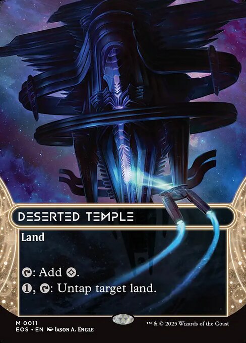 Deserted Temple (11) - BORDERLESS - FULL ART - Edge of Eternities: Stellar Sights - Game On