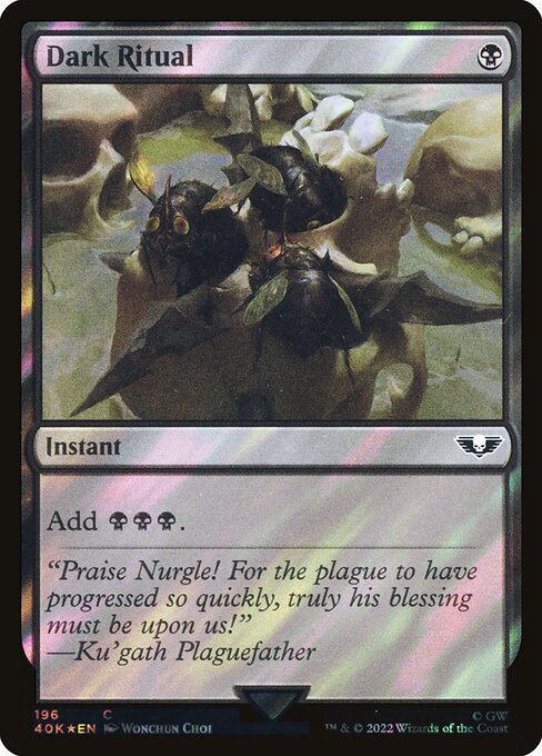 Dark Ritual (196★) (Foil) - Warhammer 40,000 Commander - Game On