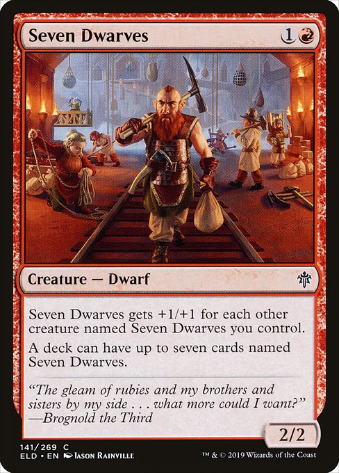 Seven Dwarves (141) - Throne of Eldraine - Game On