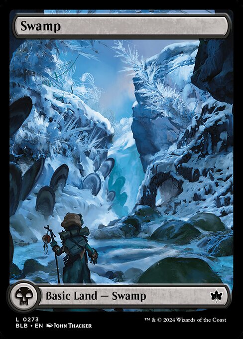 Swamp (273) - FULL ART (Foil) - Bloomburrow - Game On