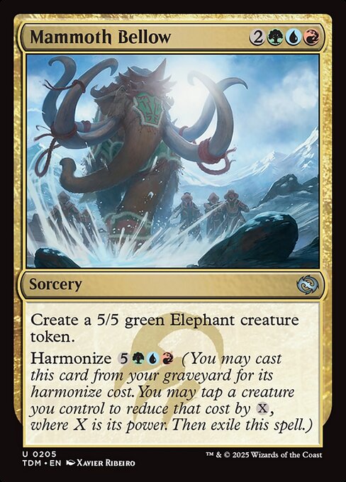Mammoth Bellow (205) - Tarkir: Dragonstorm - Game On