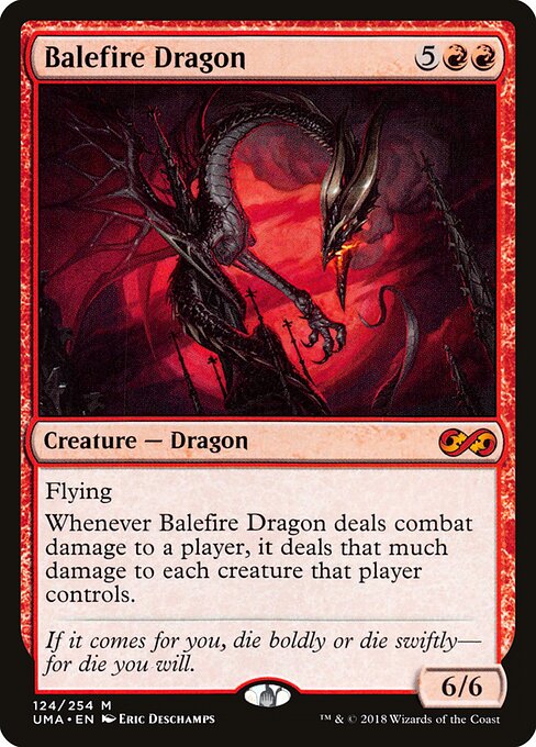 Balefire Dragon (124) (Foil) - Ultimate Masters - Game On
