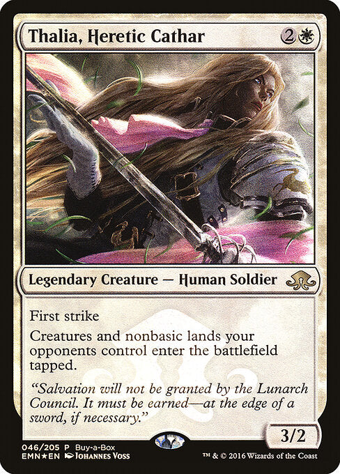 Thalia, Heretic Cathar (46) (Foil) - Eldritch Moon Promos - Game On