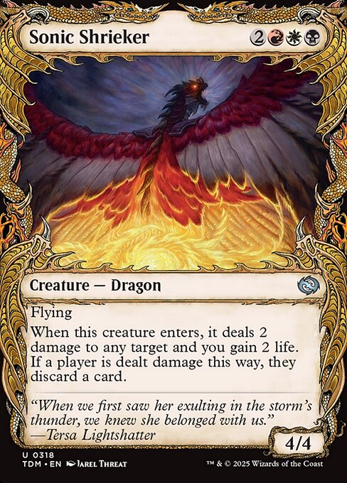 Sonic Shrieker (318) - SHOWCASE - Tarkir: Dragonstorm - Game On
