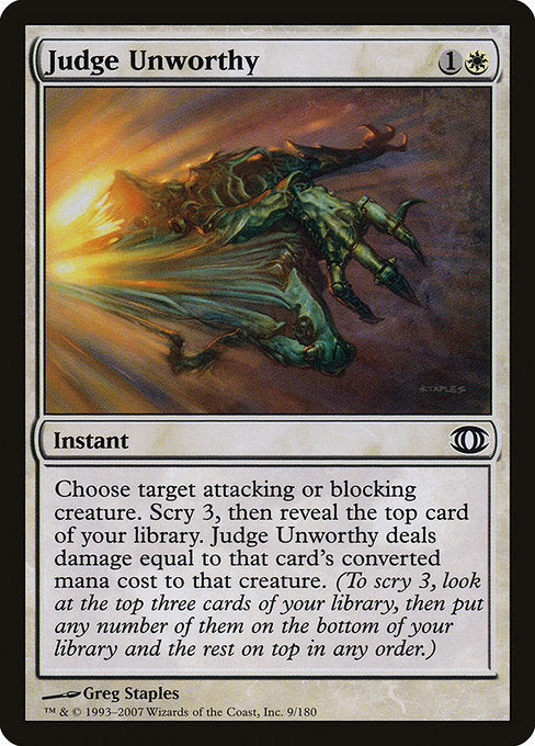 Judge Unworthy (9) - Future Sight - Game On