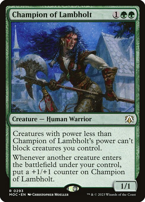 Champion of Lambholt (293) - March of the Machine Commander - Game On