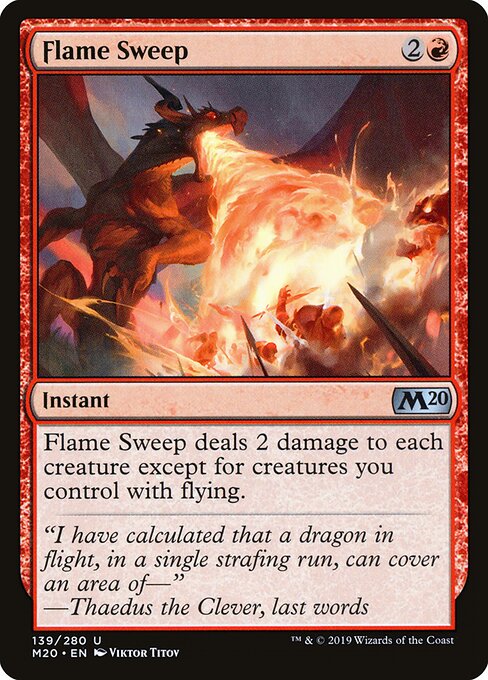 Flame Sweep (139) - Core Set 2020 - Game On