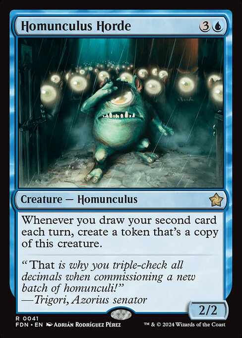 Homunculus Horde (41) (Foil) - Foundations - Game On