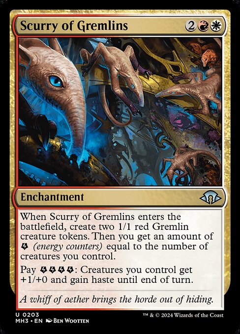 Scurry of Gremlins (203) (Foil) - Modern Horizons 3 - Game On