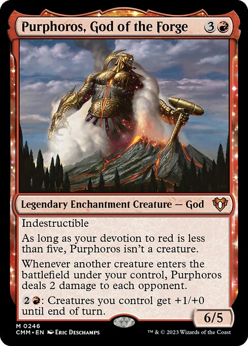 Purphoros, God of the Forge (246) - Commander Masters - Game On