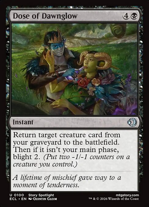 Dose of Dawnglow (100) (Foil) - Lorwyn Eclipsed - Game On