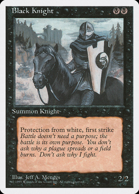 Black Knight (121) - Fourth Edition - Game On
