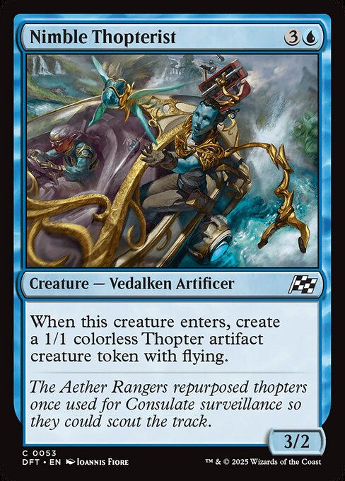 Nimble Thopterist (53) (Foil) - Aetherdrift - Game On