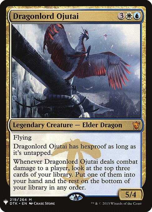 Dragonlord Ojutai (DTK-219) - The List - Game On