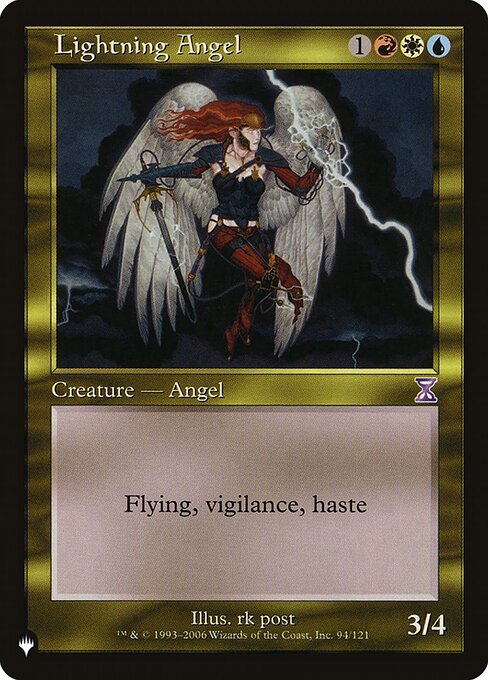 Lightning Angel (TSB-94) - The List - Game On