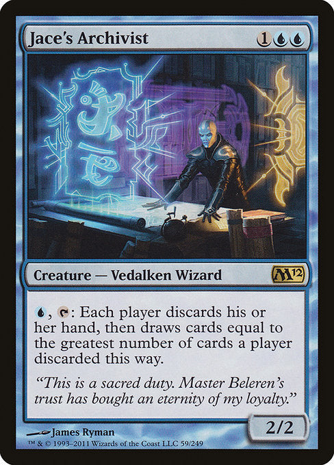 Jace's Archivist (59) - Magic 2012 - Game On