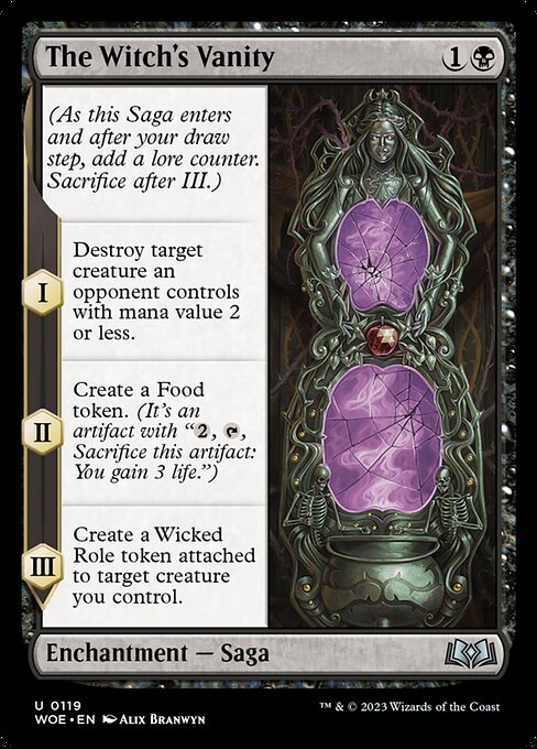 The Witch's Vanity (119) (Foil) - Wilds of Eldraine - Game On