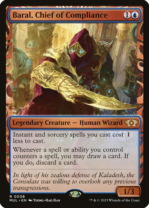 Baral, Chief of Compliance (8) - SHOWCASE - FULL ART - Multiverse Legends - Game On