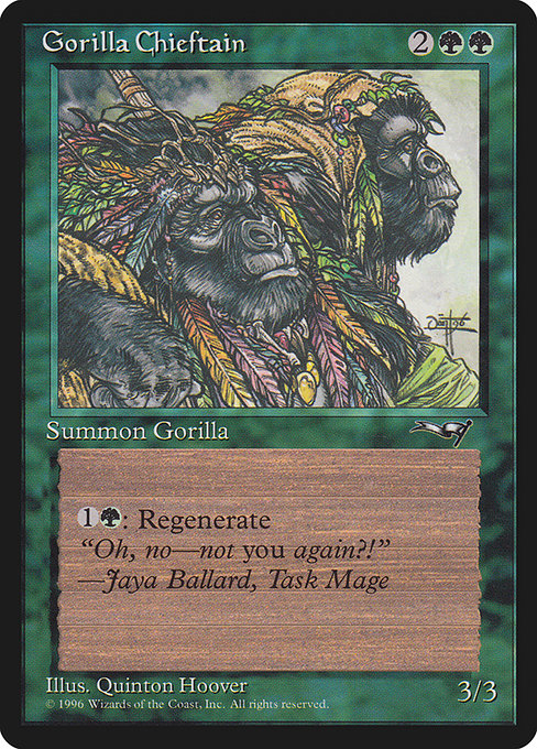 Gorilla Chieftain (94a) - Alliances - Game On