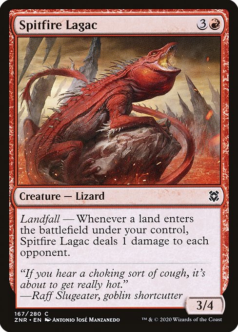Spitfire Lagac (167) (Foil) - Zendikar Rising - Game On