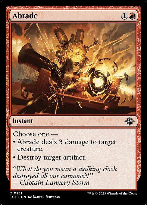 Abrade (131) (Foil) - The Lost Caverns of Ixalan - Game On