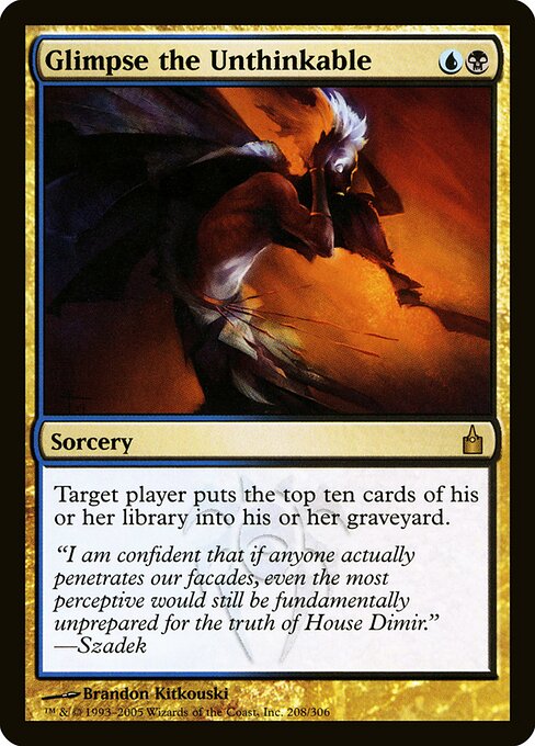 Glimpse the Unthinkable (208) - Ravnica: City of Guilds - Game On
