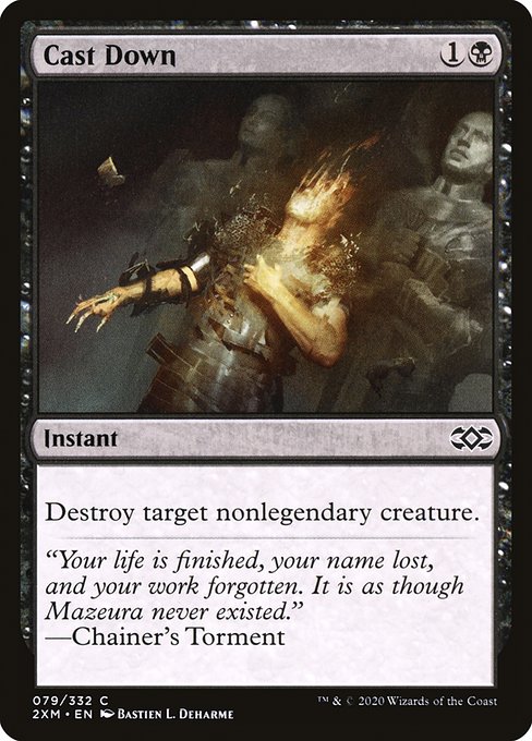 Cast Down (79) (Foil) - Double Masters - Game On