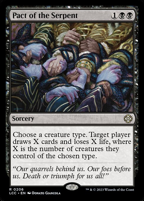 Pact of the Serpent (206) - The Lost Caverns of Ixalan Commander - Game On