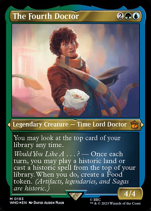 The Fourth Doctor (193) (Etched) - Doctor Who - Game On