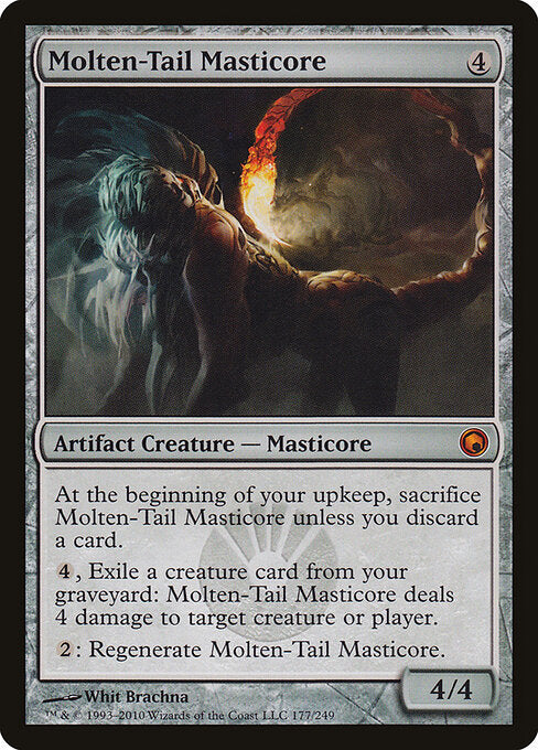 Molten-Tail Masticore (177) - Scars of Mirrodin - Game On