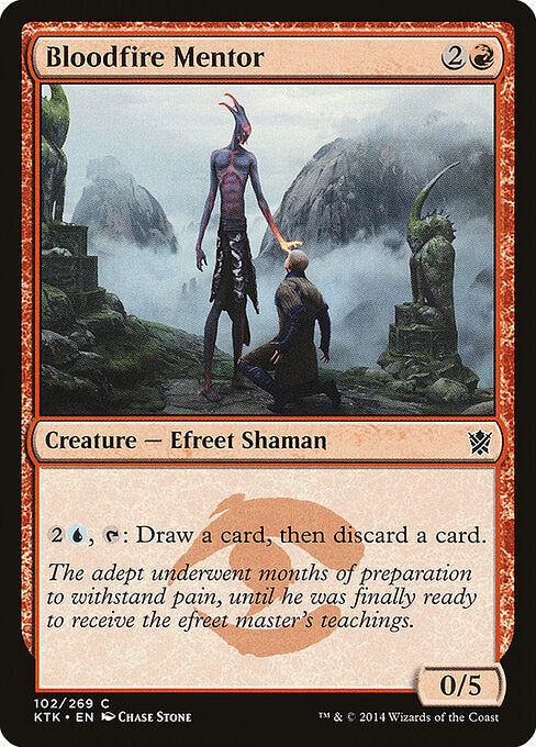 Bloodfire Mentor (102) (Foil) - Khans of Tarkir - Game On