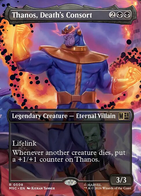 Thanos, Death's Consort (508) - BORDERLESS - Marvel Super Heroes Commander - Game On