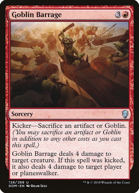 Goblin Barrage (128) (Foil) - Dominaria - Game On