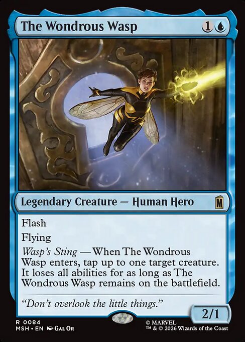 The Wondrous Wasp (84) (Foil) - Marvel Super Heroes - Game On