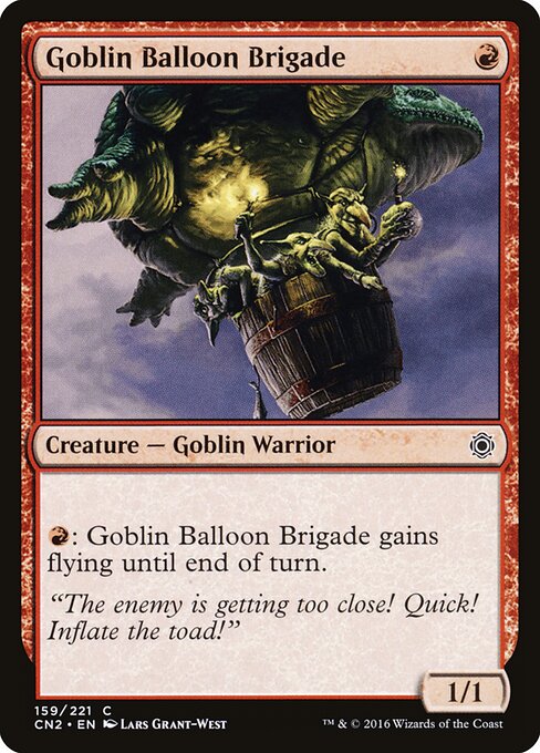 Goblin Balloon Brigade (159) (Foil) - Conspiracy: Take the Crown - Game On