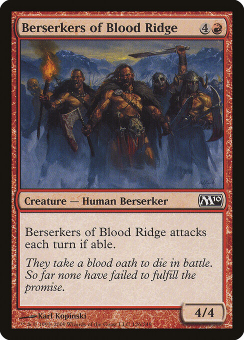 Berserkers of Blood Ridge (126) - Magic 2010 - Game On