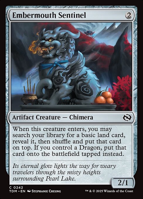 Embermouth Sentinel (242) (Foil) - Tarkir: Dragonstorm - Game On