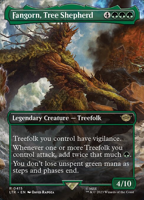 Fangorn, Tree Shepherd (415) - BORDERLESS - FULL ART (Foil) - The Lord of the Rings: Tales of Middle-earth - Game On