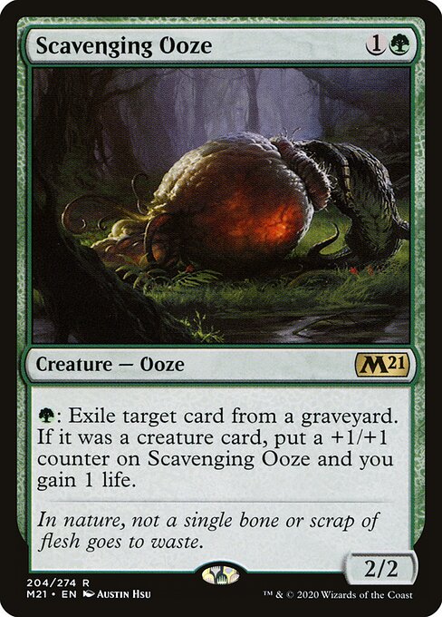 Scavenging Ooze (204) - Core Set 2021 - Game On