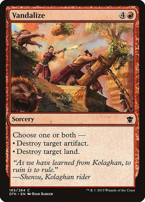Vandalize (165) - Dragons of Tarkir - Game On