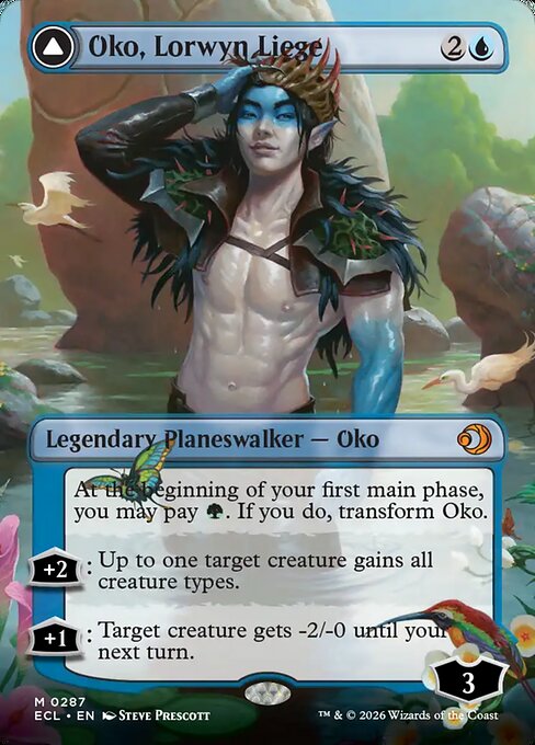 Oko, Lorwyn Liege // Oko, Shadowmoor Scion (287) (Foil) - Lorwyn Eclipsed - Game On