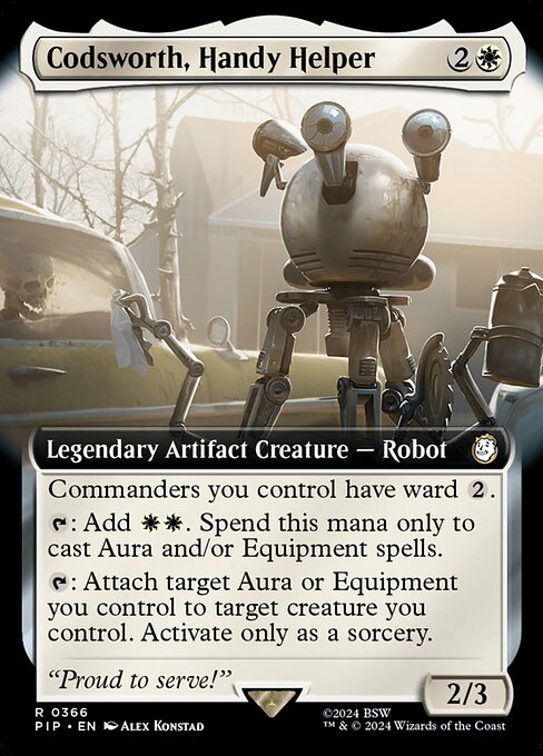 Codsworth, Handy Helper (366) - EXTENDED ART - Fallout - Game On