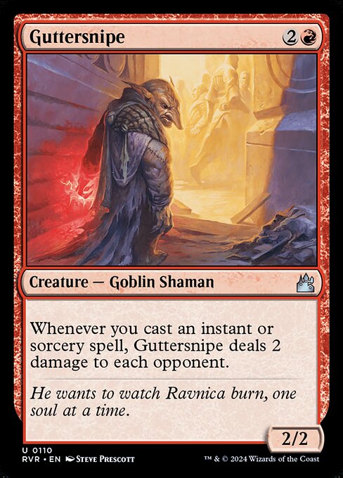 Guttersnipe (110) (Foil) - Ravnica Remastered - Game On
