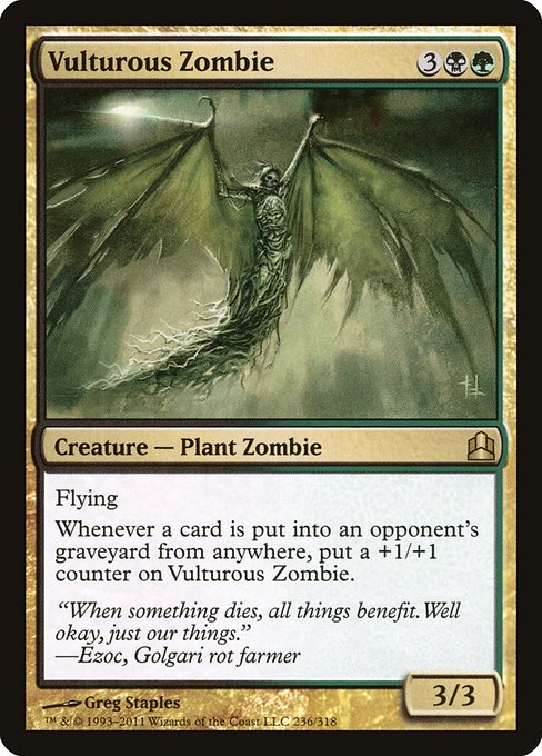 Vulturous Zombie (236) - Commander 2011 - Game On