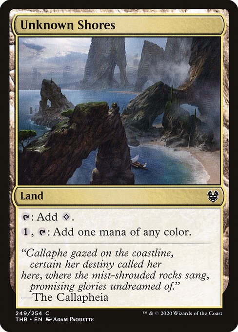 Unknown Shores (249) (Foil) - Theros Beyond Death - Game On